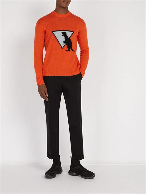 prada orange shorts|Prada sweater men's.